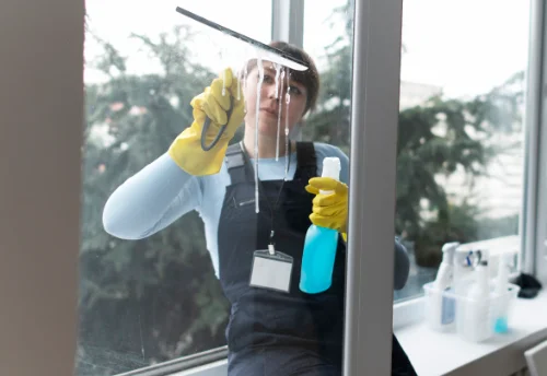 Nettoyage de vitres intérieures et extérieures à Draix